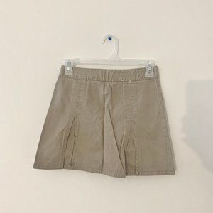 Girls Skort Khaki Nude Skirt Shorts Size 8